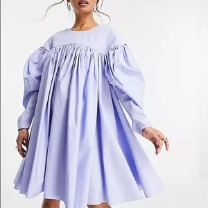 ASOS EDITION bow back smock dress